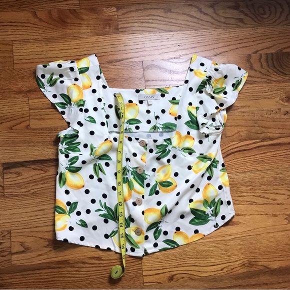 Oasis Lemon Pattern Blouse - Picture 11 of 11